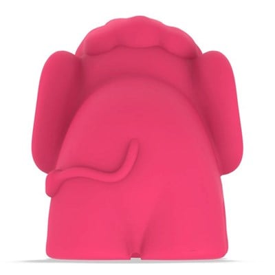 DHINK Silikon Gece Lambası Fil Donnie Pembe