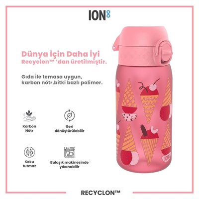 ION8  Çocuk  Suluk - Dondurma- 350 ml - Sızdırmaz