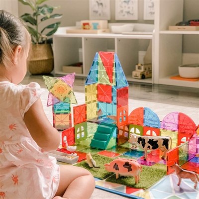 MAGNA-TILES Metropolis Manyetik Bloklar (110 Parça)