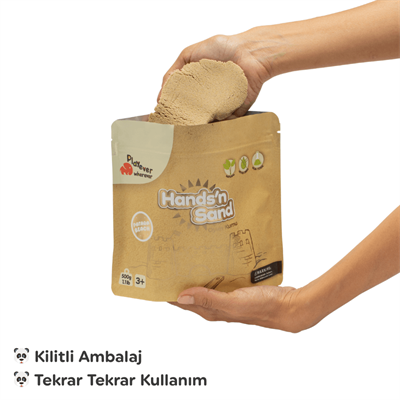 Playever Handsn Sand Doğal Kinetik Kum 500gr - Naturel