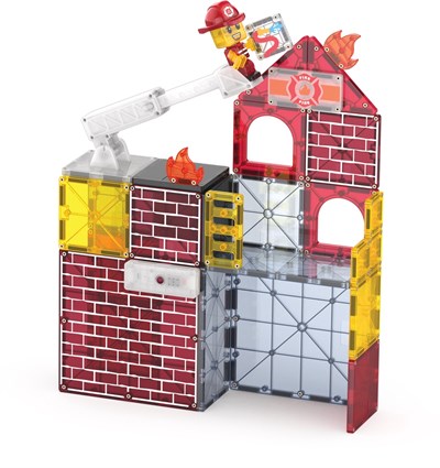 MAGNA-TILES Fire Station Manyetik Bloklar (50 Parça)