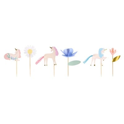 Meri Meri - Unicorn Cupcake Kit - 24 Adet