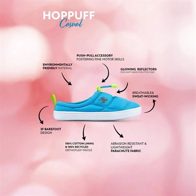 HOPFRÖG Hoppuff Casual Dinamik Mavi Barefoot Çocuk Ayakkabısı