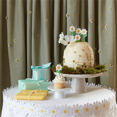 Meri Meri - Daisy Candles - Papatya Mumlar (x6)