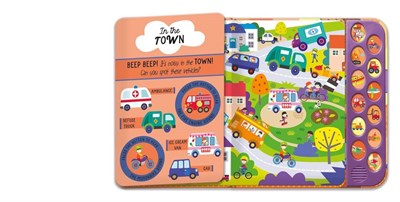 North Parade Publishing Vehicles İngilizce Sesli Kitap (12 Button)