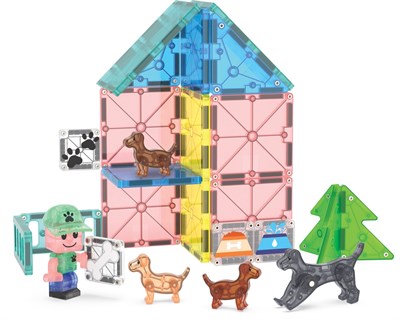 MAGNA-TILES Puppy Park Manyetik Blok Seti (27 Parça)