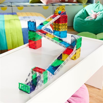 MAGNA-TILES Rail Racers Deluxe Manyetik Blok Seti (90 Parça)