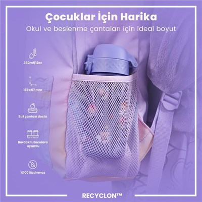 ION8  Çocuk  Suluk - Peri Kızı - 350 ml - Sızdırmaz