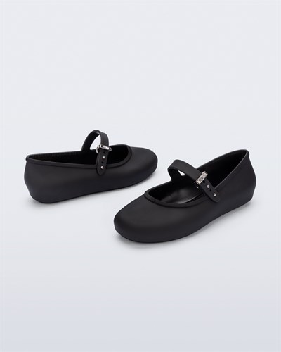 Mini Melissa Soft Ballerina Inf Siyah Kız Çocuk Babet