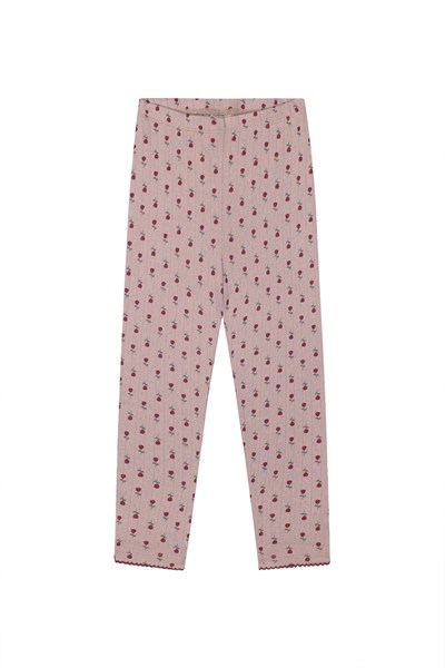 Antebies Minik Güller Uzun Kollu Taytlı Kız Çocuk Pijama Takımı