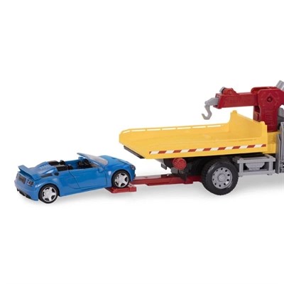 Driven Çekici  Kamyon ve Mavi Spor Araba