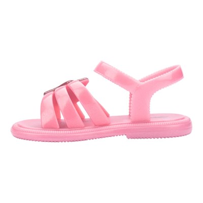 Mini Melissa Hip Sky BB Sedef Parıltılı Pembe Kız Çocuk Sandalet