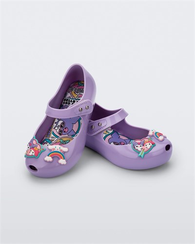 Mini Melissa Ultragirl  + Hello Kitty and Friends Leylak / Pembe Kız Çocuk Babet