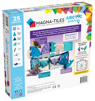 MAGNA-TILES Kuzey Kutbu Manyetik Bloklar (25 Parça)