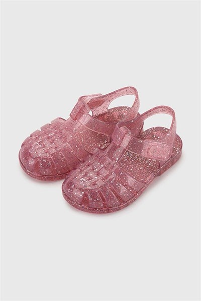 Igor Clasica Cristal S10329-387 Fucsia  Multi Glitter/  Parıltılı FUşya Çocuk Sandalet