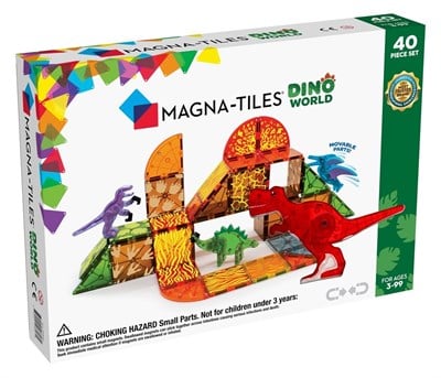 MAGNA-TILES  Dinozor Dünyası Manyetik Bloklar (40 Parça)
