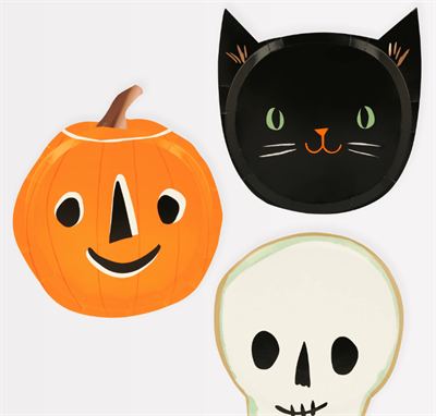 Meri Meri - Its Halloween! Plates - Cadılar Bayramı Tabak (8li)