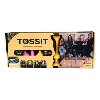 Tossit Silikon Dart -Aile Seti - Pembe/Mor/Mavi/Sarı