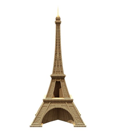 Cartonic 3D Puzzle - Eiffel Tower (224 Parça)