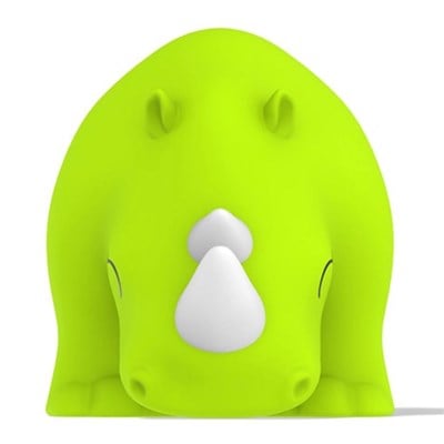 DHINK  Rhino Scott Silikon Yeşil Gece Lambası
