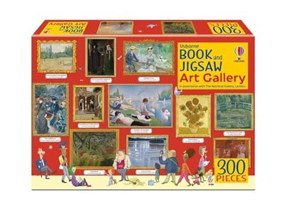Usborn Book and Jigsaw Art Gallery Puzzle (300 Parça)