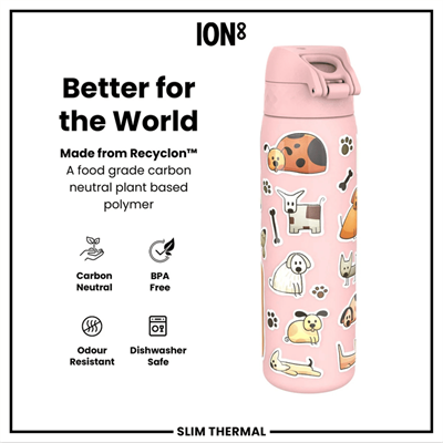 ION8 İnce Su Termosu Köpekler 500 Ml Sızdırmaz