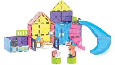 MAGNA-TILES Pet Playhouse Manyetik Blok Seti (50 Parça)