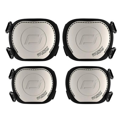 Scoot and Ride XXS-S Dizlik ve Dirseklik Scooter Koruyucu Set Açık Gri 230925-00017