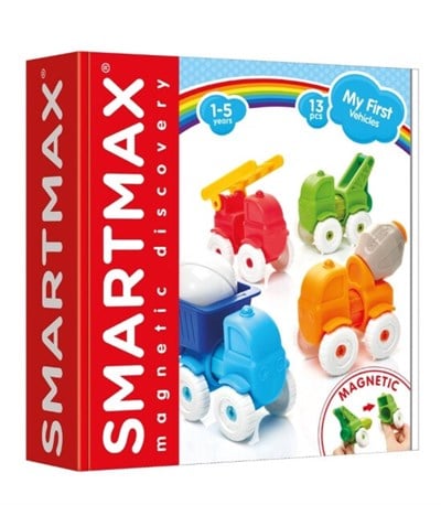 SmartMax Mıknatıslı İlk Araçlarım – My First Vehicles Seti (13 Parça)