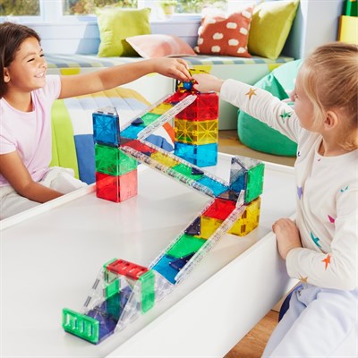 MAGNA-TILES Rail Racers Deluxe Manyetik Blok Seti (90 Parça)