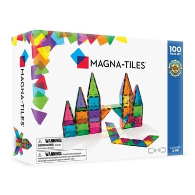 MAGNA-TILES Clear Color Manyetik Bloklar (100 Parça)