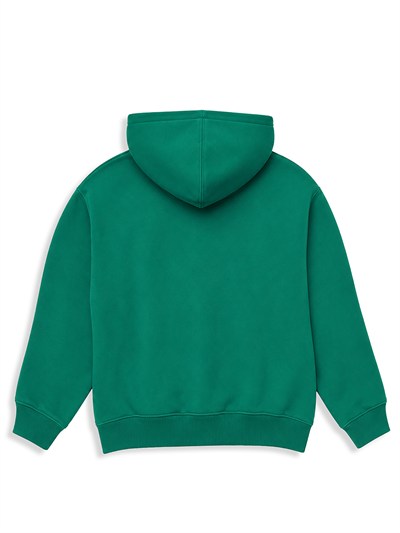 Denokids Kaplan Baskılı Oversize Kapüşonlu Erkek Çocuk Sweatshirt