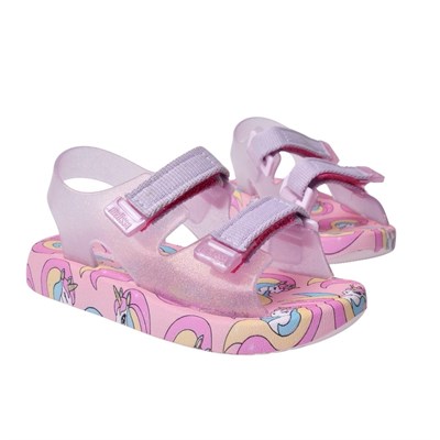 Mini Melissa Mix BB Transparan Pembe  Kız Çocuk Sandalet 35915