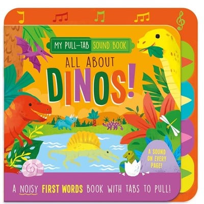 North Parade Publishing Dinos Pull-Tab Sound Book İngilizce  Sesli Çocuk Kitabı
