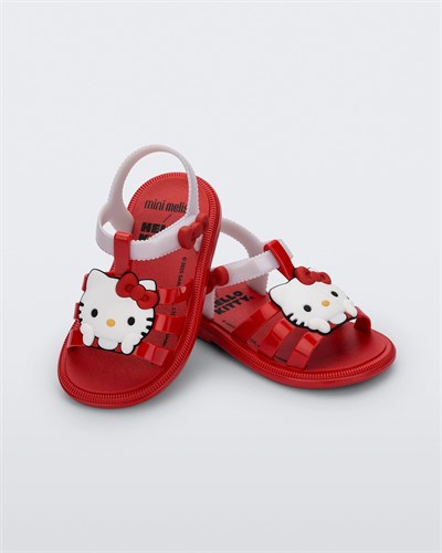Mini Melissa Hip  + Hello Kitty and Friends BB Kırmızı  Kız Çocuk Sandalet 37872