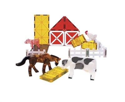 MAGNA-TILES Çiftlik Hayvanları Manyetik Blok Seti (25 Parça)