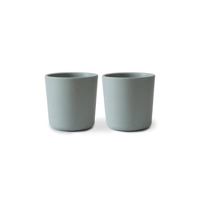 Mushie Dinnerware Cups For Kids Sage