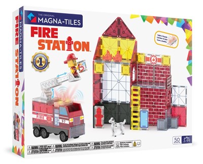 MAGNA-TILES Fire Station Manyetik Bloklar (50 Parça)