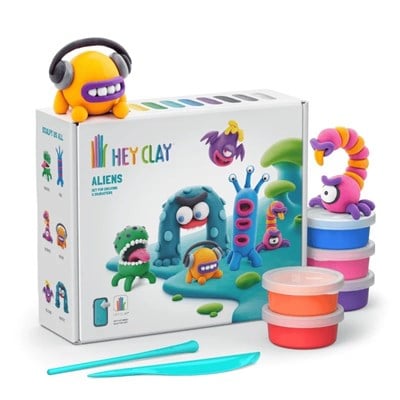 Hey Clay Yaratıcı Kil Seti 15li - Aliens