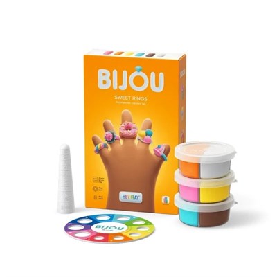 Hey Clay Hava ile Kuruyan Kil ( 3lü Kutu)  Takılar - Tatlı Yüzükler