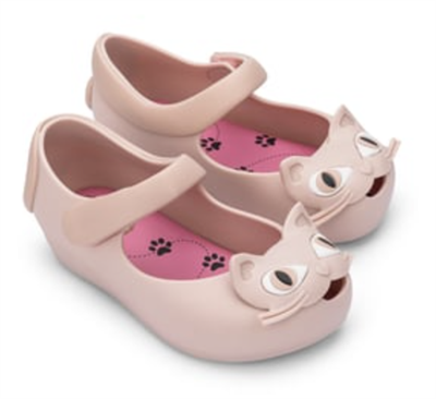 Mini Melissa Ultragirl II Baby Pembe Kedi Figürlü Kız Çocuk Babet – 19/20 Numara