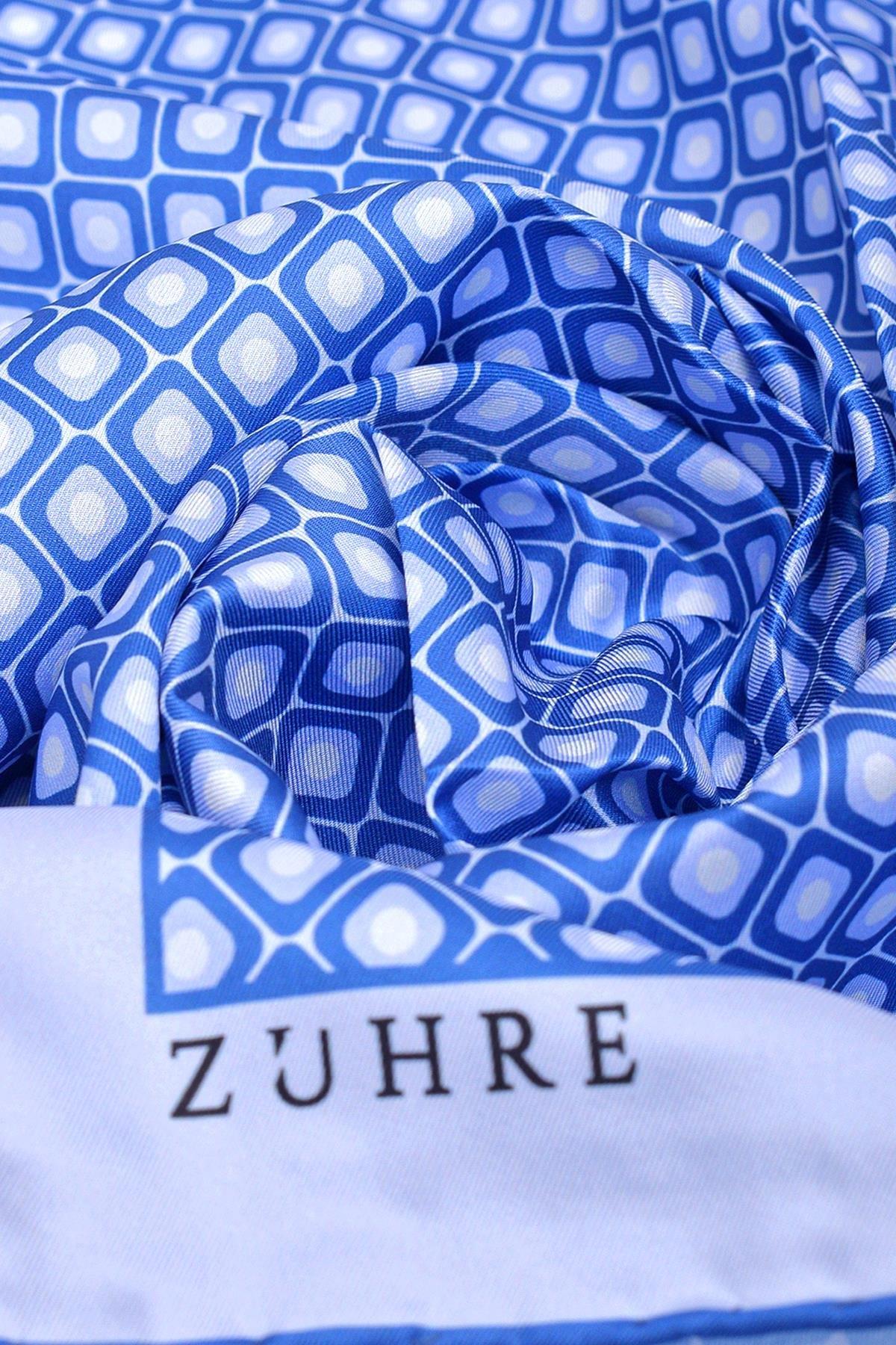 Desenli Polyester Twill Eşarp 0077