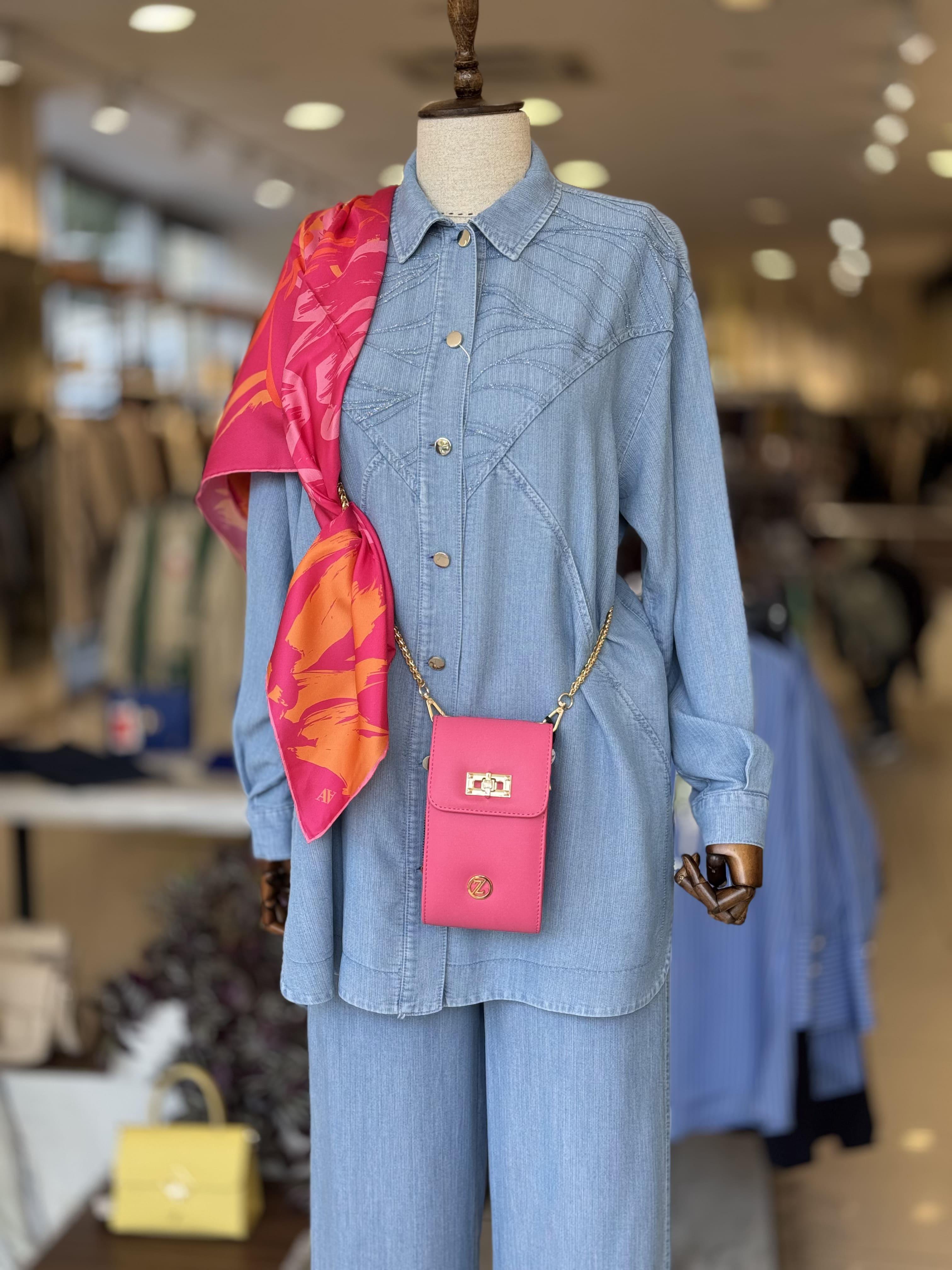 DÜĞME KAPAMALI DENIM CEKET 0138