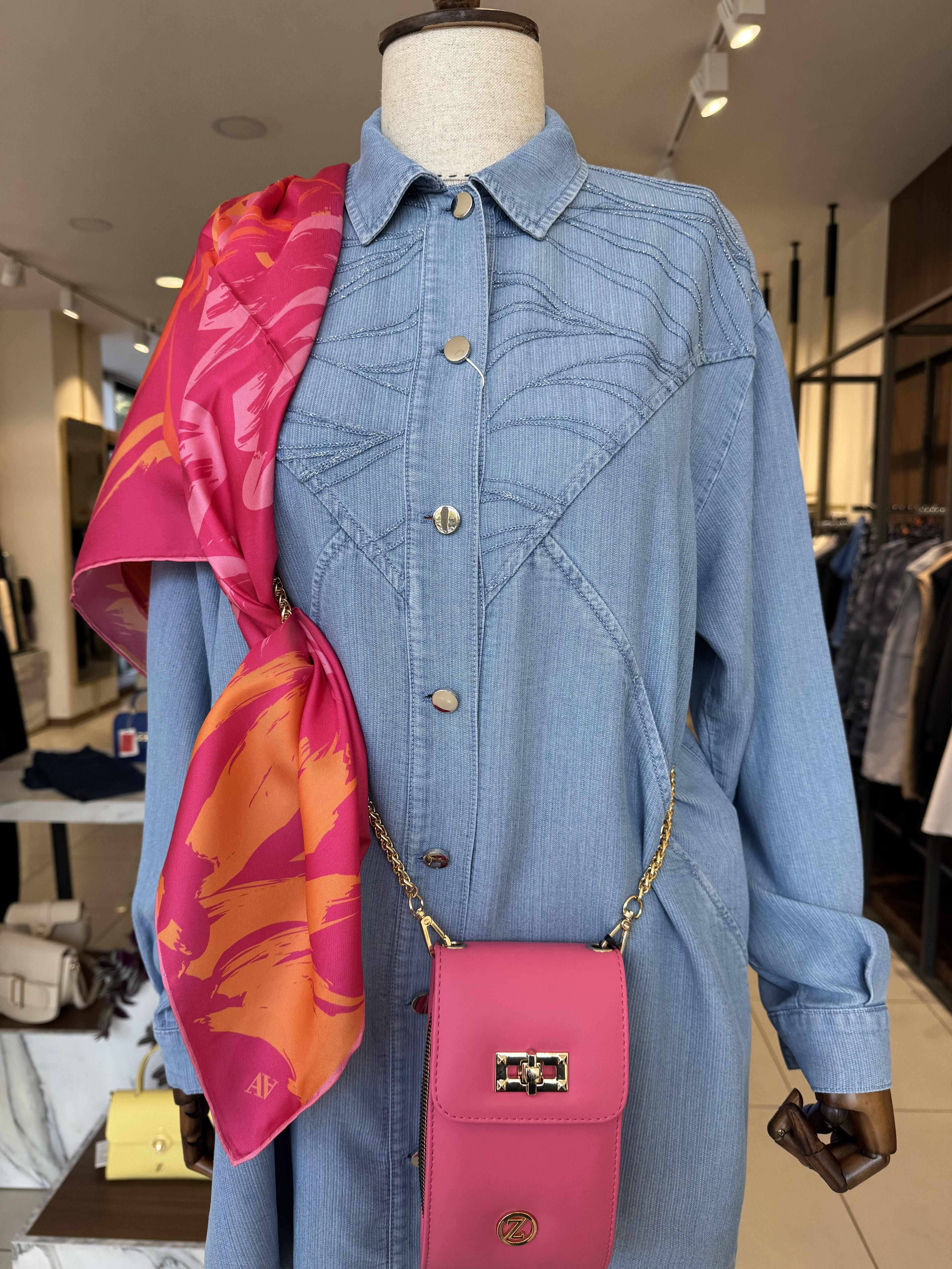 DÜĞME KAPAMALI DENIM CEKET 0138