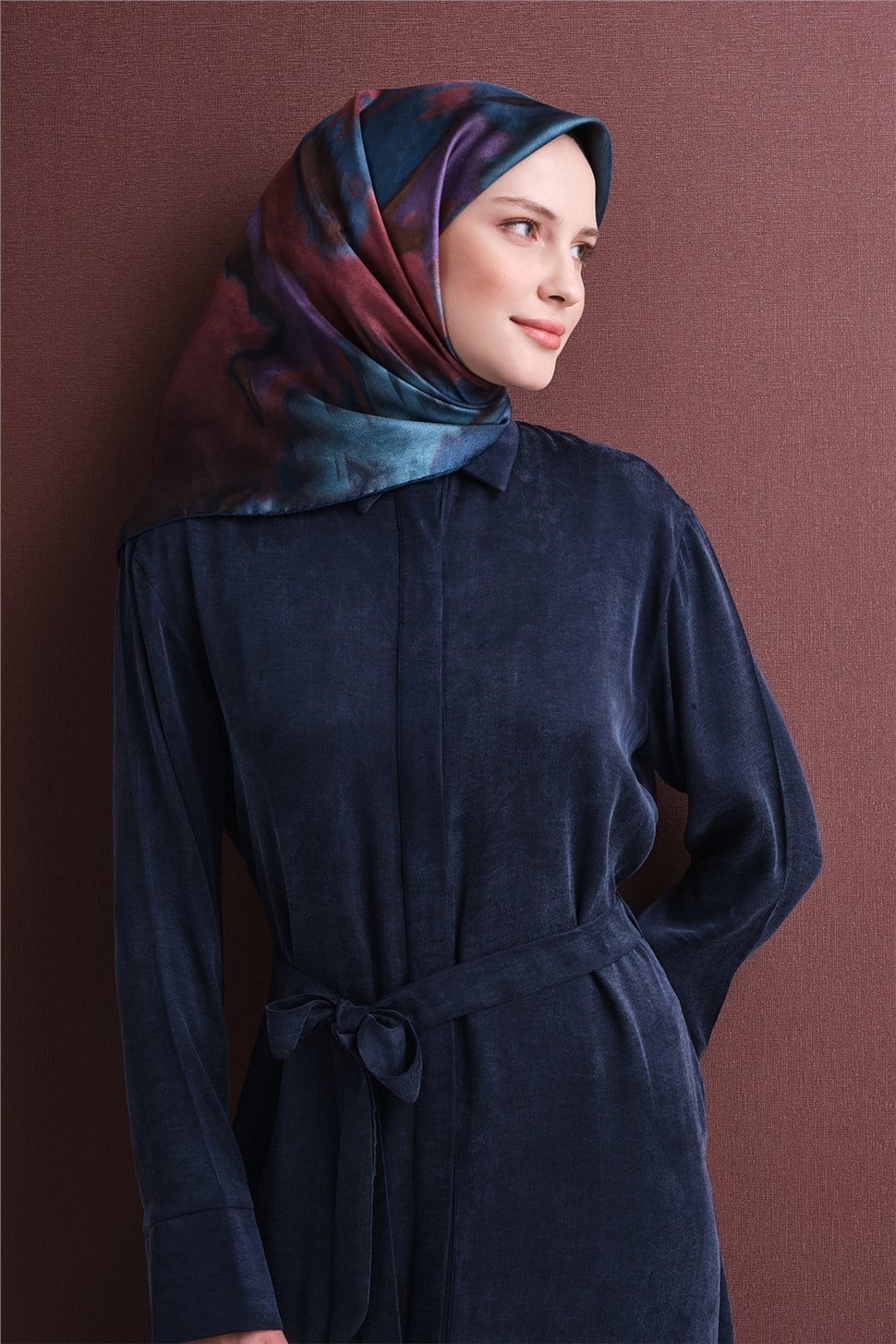Armine Saf İpek Twill Eşarp 9606