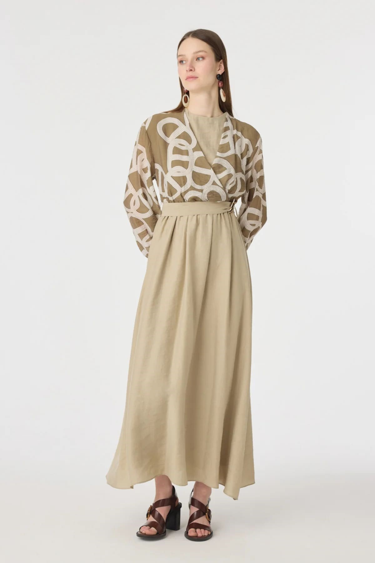 E-0573 ELYRA ELBİSE 38-44