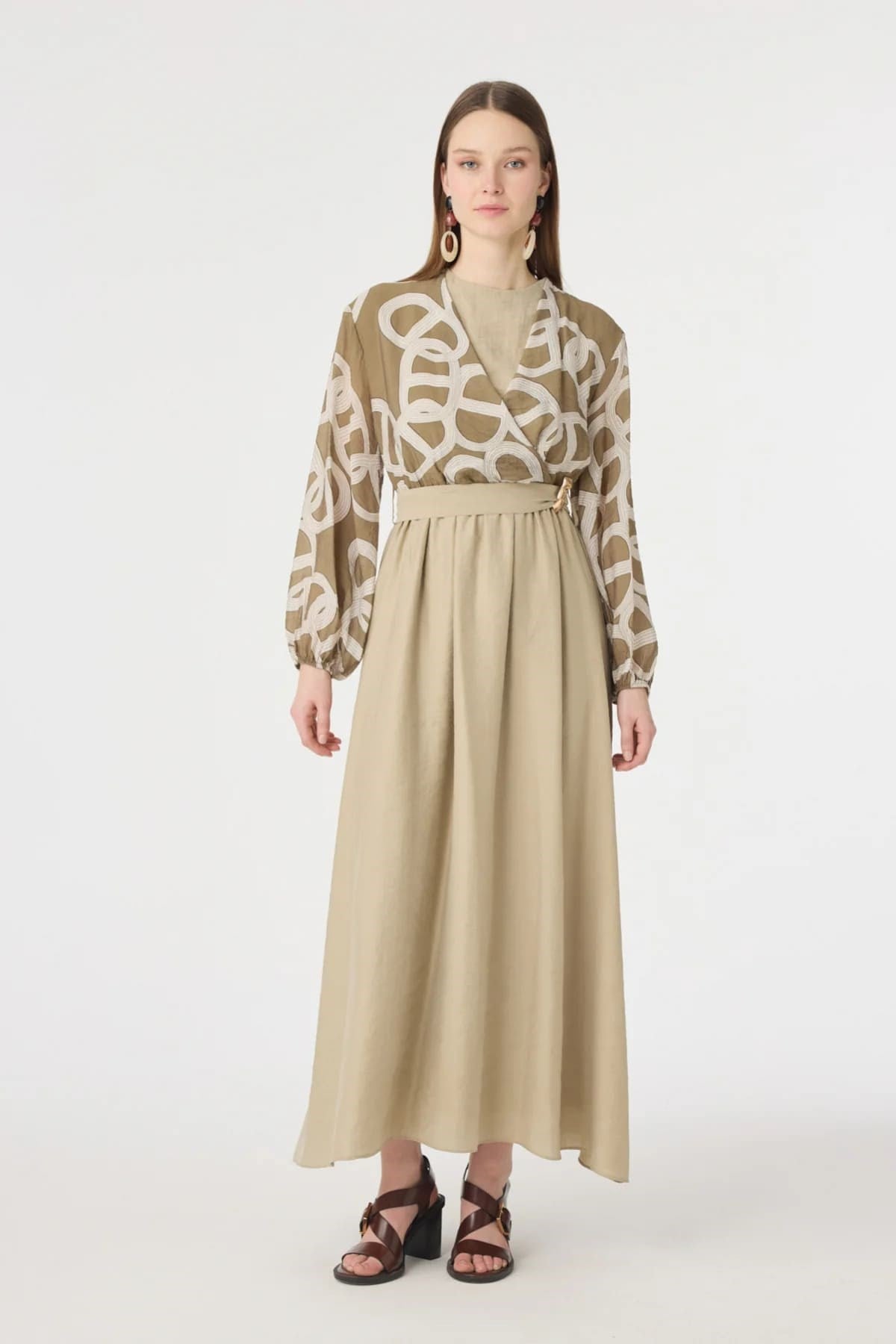 E-0573 ELYRA ELBİSE 38-44