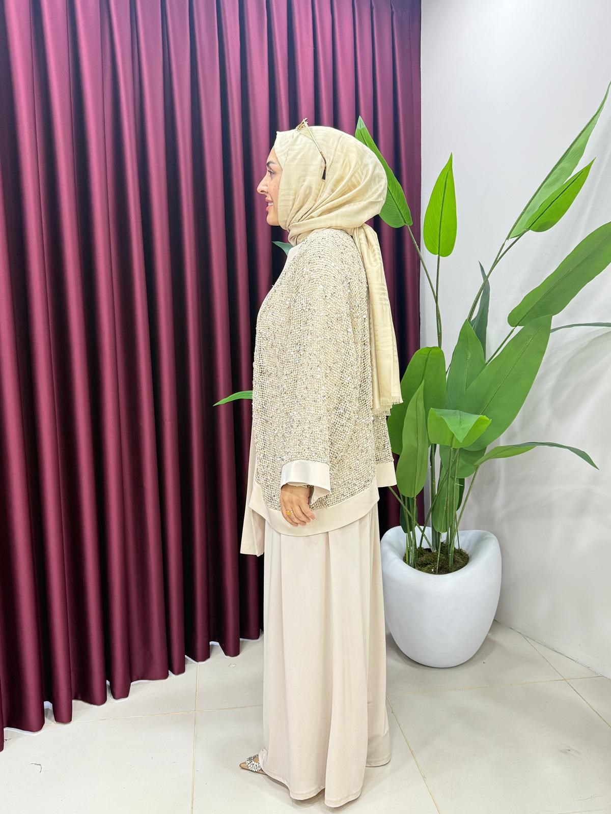 6925 SİMLİ CEKETLİ ÜÇLÜ TAKIM