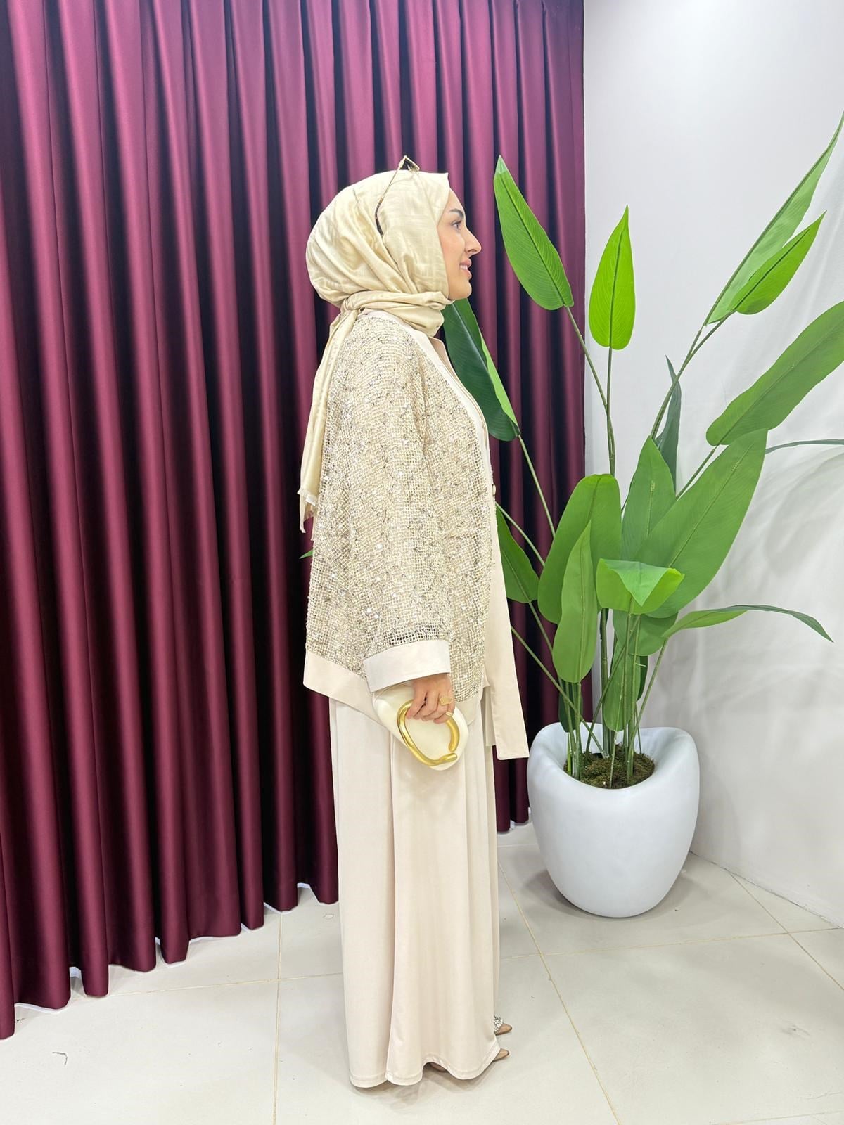 6925 SİMLİ CEKETLİ ÜÇLÜ TAKIM