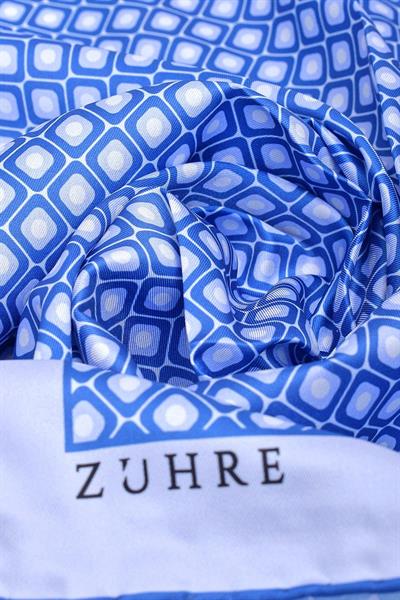 Desenli Polyester Twill Eşarp 0077